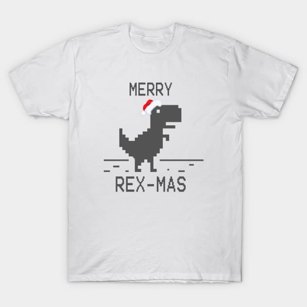 Merry Rex-mas Shirt Christmas Funny T-Shirt by Abir's Store